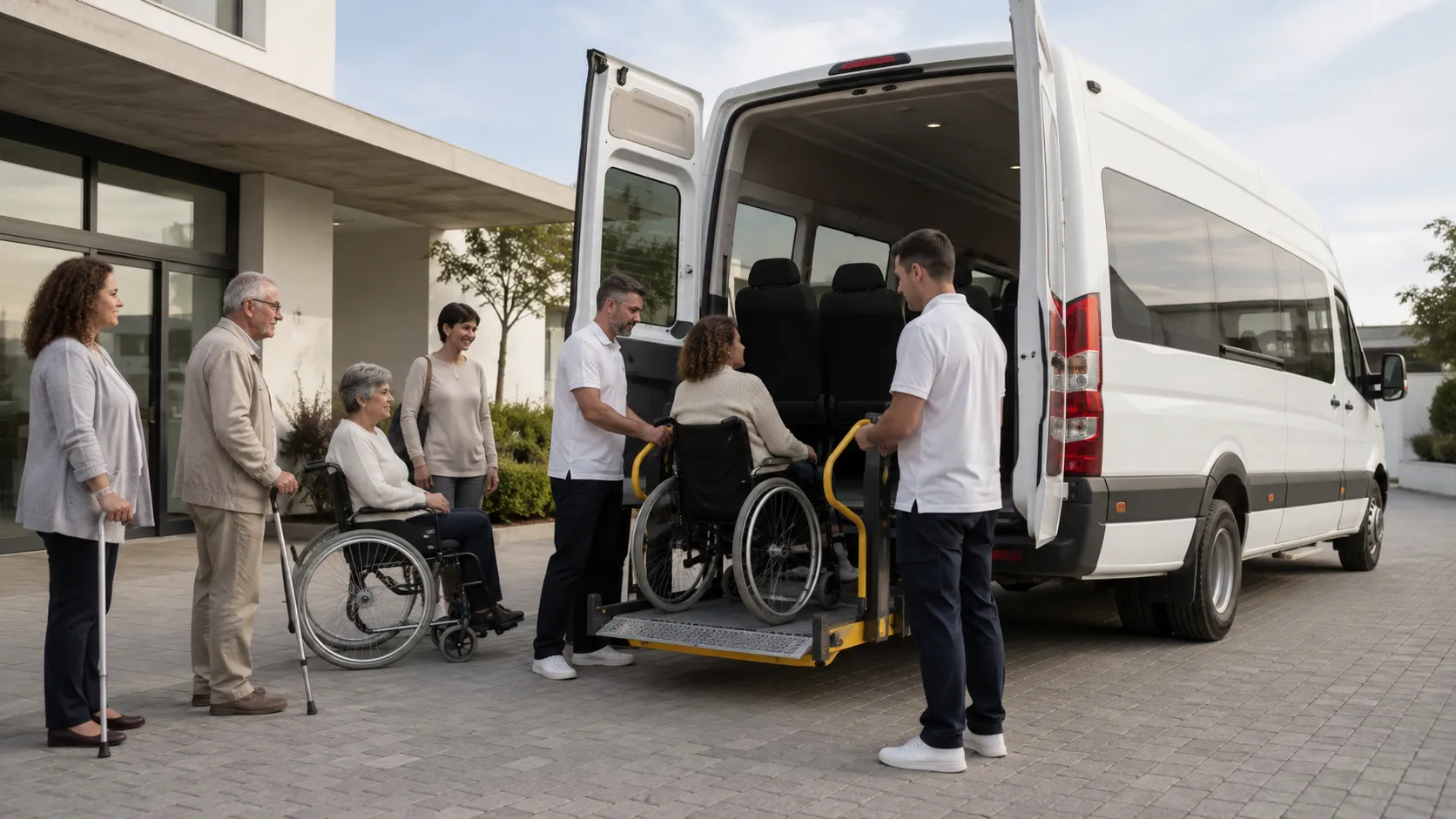 Vehículos adaptados de gran capacidad para traslados grupales eficientes